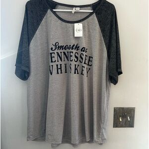 Cato Tennessee Whiskey 3/4 Sleeve NWT